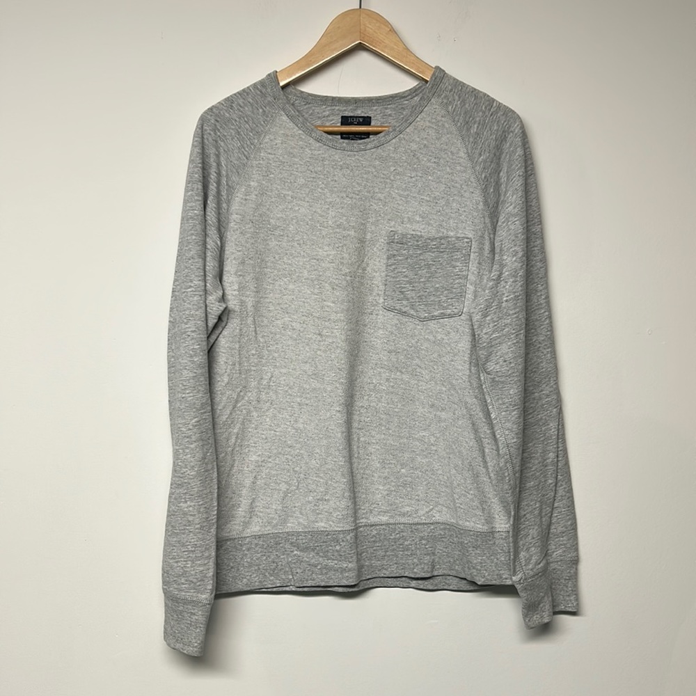 J. Crew Authentic Fleece Crewneck Sweater